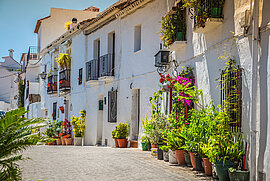 Straße, Malaga, Spanien