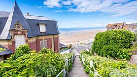 Deauville in der Normandie, Frankreich