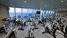 Spin-Class, Fitnesscenter, Anthem of the Seas