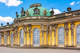 Schloss Sanssouci in Potsdam, Deutschland