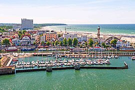 Yachthafen in Warnemuende, Rostock - Deutschland
