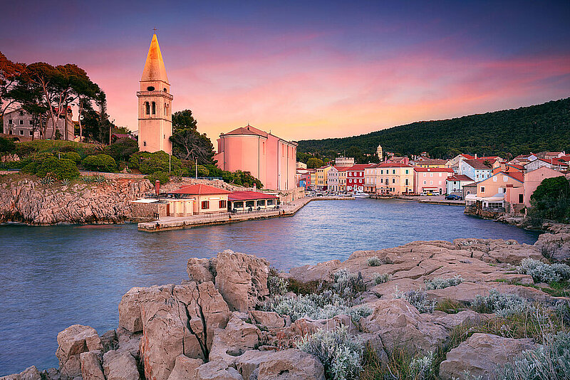 Lošinj, Cres, Kroatien