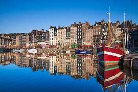 Hafen von Honfleur in Frankreich