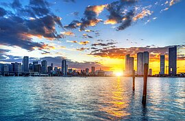 Skyline, Miami, USA