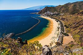 Strand auf Teneriffa, Kanarische Inseln, Spanien