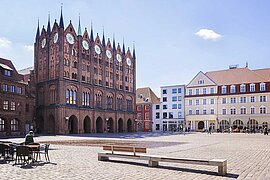 Rathaus Stralsund, Deutschland