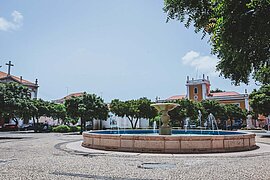 Praca Alexandre Albuquerque Park in Praia, Kapverde