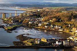 Forth-Rail-Bridge in South Queensferry, Schottland