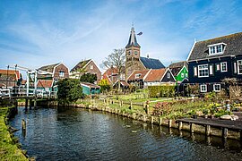 idyllisches Dorf, Niederlande