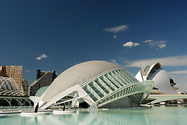 Cuitat de les Arts in Valencia, Spanien