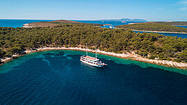 Badebucht in Kroatien
