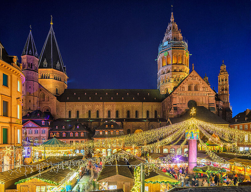 Weihnachtsmarkt, Mainz, Deutschland