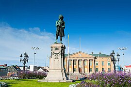 Marktplatz in Karlskrona, Schweden