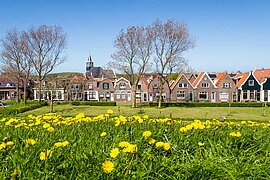 Landschaft von Oudeschild, Niederlande