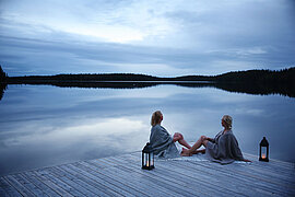 Sauna am See, Finnland