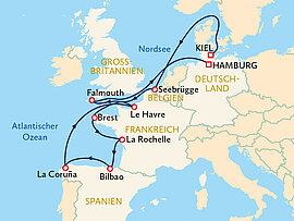 Ihre Reiseroute