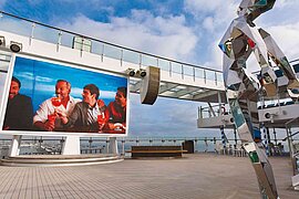 Sonnendeck mit Open-Air-Kino, Costa Smeralda