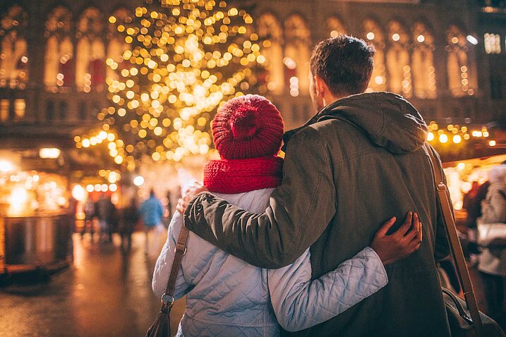 Romantischer Weihnachtsmarkt