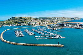 Isle of Portland in England, Großbritannien