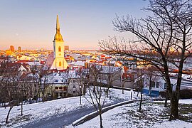 Bratislava im Winter, Slowakei