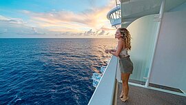 Balkon der Balkonkabine, Anthem of the Seas
