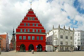 Marktplatz Greifswald, Deutschland