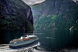 Geiranger Fjord, Havila Postschiff