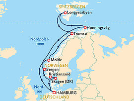 Ihre Reiseroute