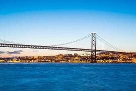 Brücke des 25 Aprils in Lissabon, Portugal