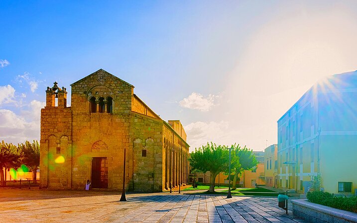 Basilica Di San Simplicio, Altstadt, Olbia, Sardinen, Italien