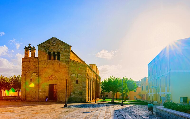 Basilica Di San Simplicio, Altstadt, Olbia, Sardinen, Italien