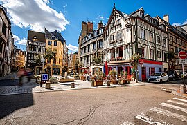 Altstadt von Rouen in Frankreich