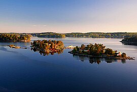 Schären Landschaft bei Schweden