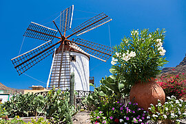 Windmühle auf Gran Canaria, Kanaren, Spanien