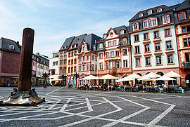 Marktplatz in Mainz, Deutschland