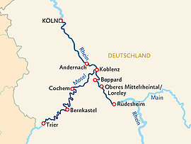 Ihre Reiseroute