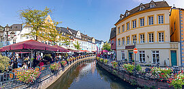 Innenstadt von Saarburg, Deutschland
