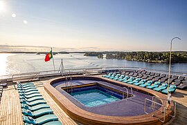 Pool auf dem Sonnendeck, VASCO DA GAMA