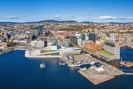 Hafen von Oslo, Norwegen