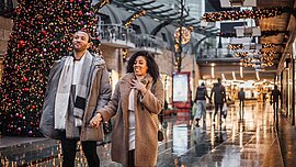 Weihnachtszeit in Rotterdam, Niederlande