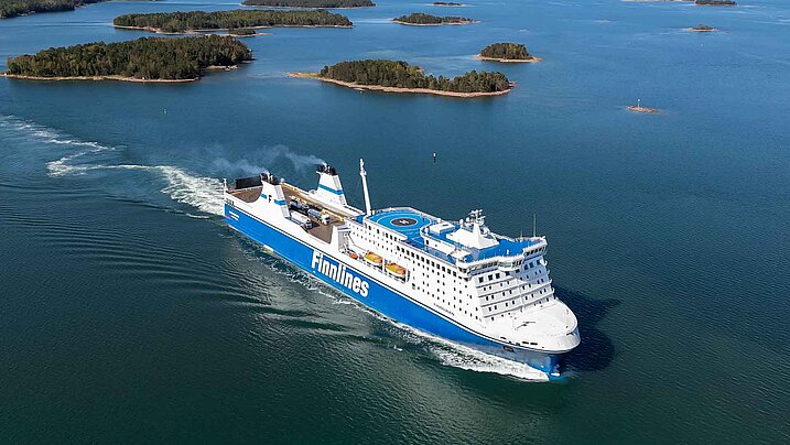 Fähre Finnswan, der Hansa-Class von Finnlines