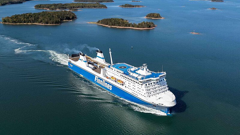 Fähre Finnswan, der Hansa-Class von Finnlines