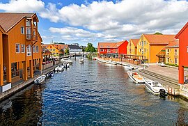 Fiskebrygga Kristiansund, Norwegen