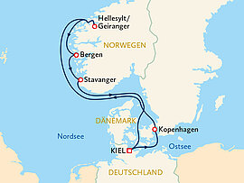 Ihre Reiseroute