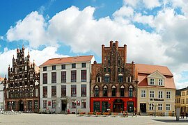 Marktplatz Greifswald, Deutschland