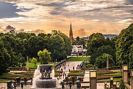 Vigeland-Skulpturenpark in Oslo, Norwegen