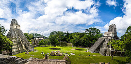 Maya Tempel, Tikal Nationalpark in Guatemala
