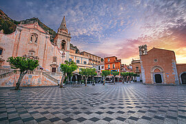 Taormina in Sizilien, Italien