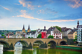 Baldwinbrücke in Koblenz, Deutschland