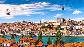 Seilbahn in Porto, Portugal